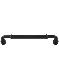 Brixton Cabinet Pull - 6 5/16 inch Center-to-Center in Flat Black.